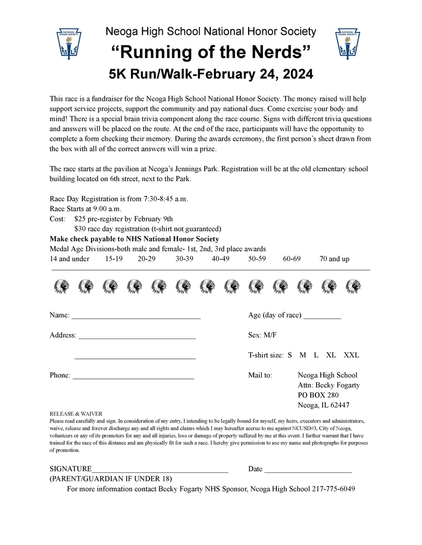 5K sign up