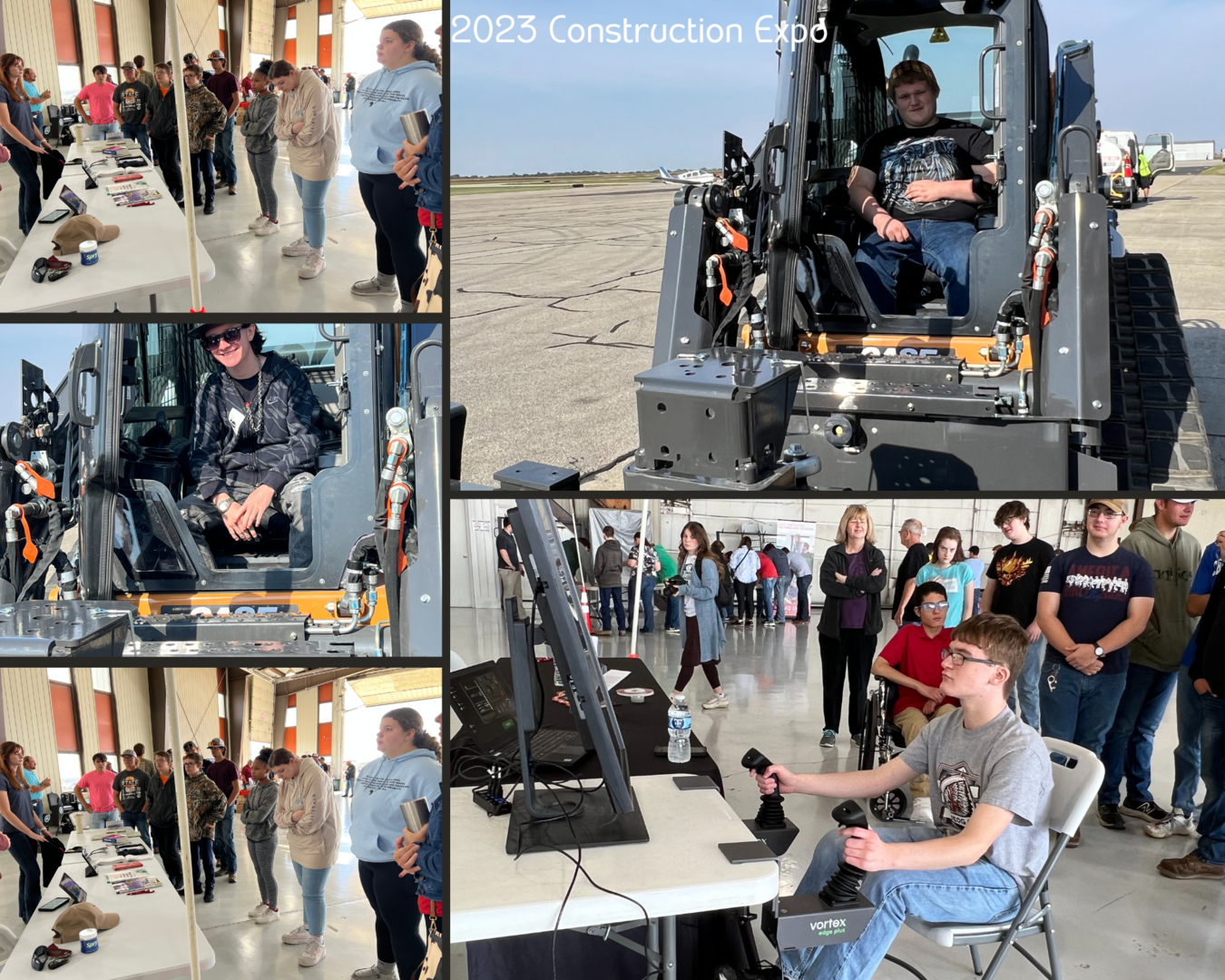Students at Construction Expo